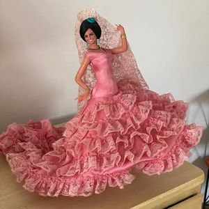 VTG I Marin Flamenco Dancer Doll PINK